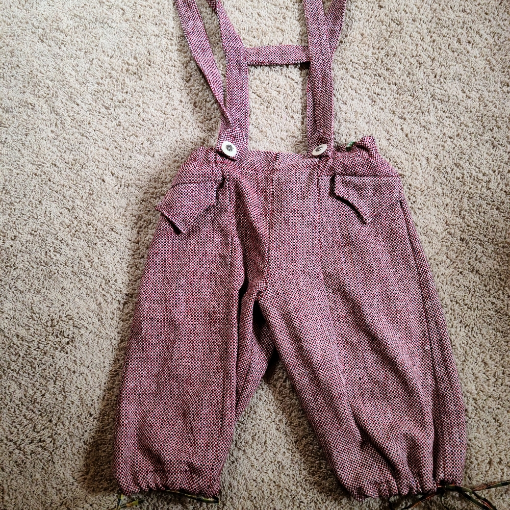 Nuvula lederhosen sz XS red.